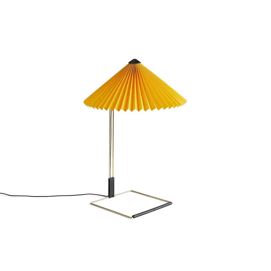 HAY Pendant Lights | Matin Table Lamp L | Yellow Cotton Shade