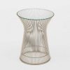 Knoll Coffee Tables | Platner | Side Table | Crystal/Nickel - Ex Display