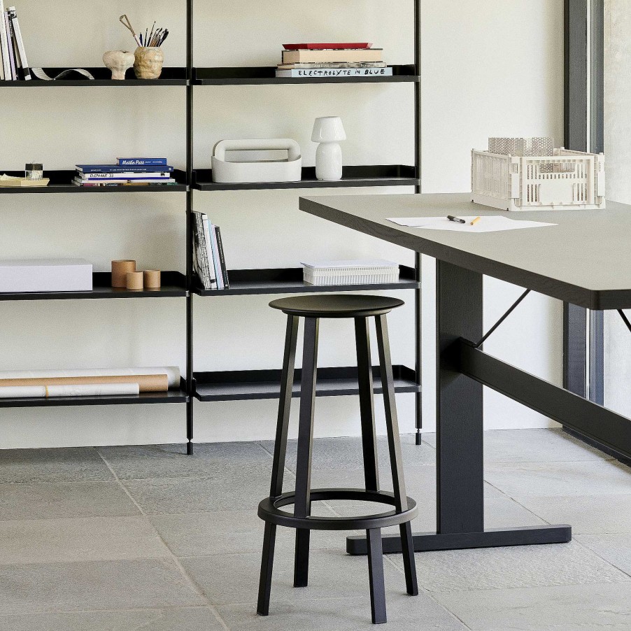 HAY Dining Tables | Passerelle Table | Table | Black-Grey