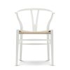 Carl Hansen & Søn Chairs | Ch24 Wishbone Chair | Beech | White - Ex Display