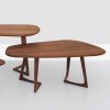 Zeitraum Coffee Tables | Twist Stone L | Coffee Table | American Walnut