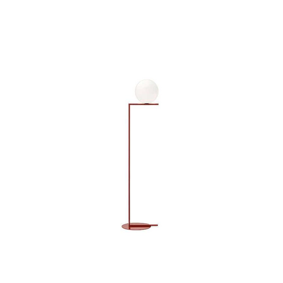 Flos Pendant Lights | Ic Light Floor 1 | Floor Lamp | Red - Ex Display