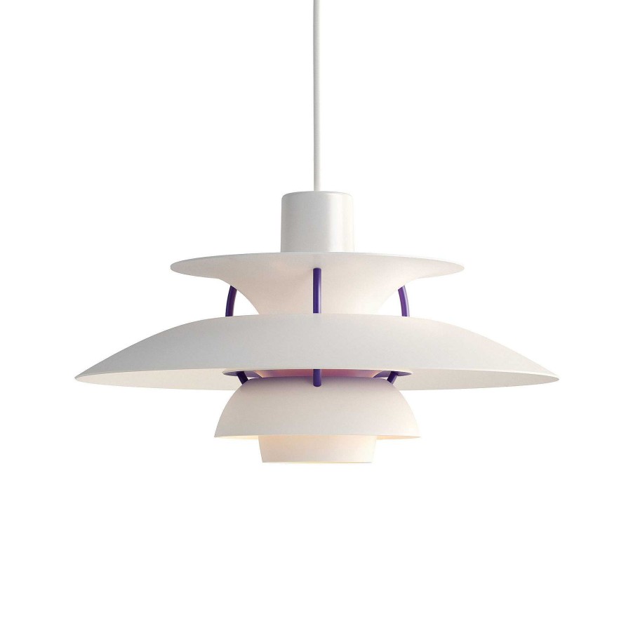 Louis Poulsen Pendant Lights | Ph 5 Mini | Pendant Lamp | Classic White