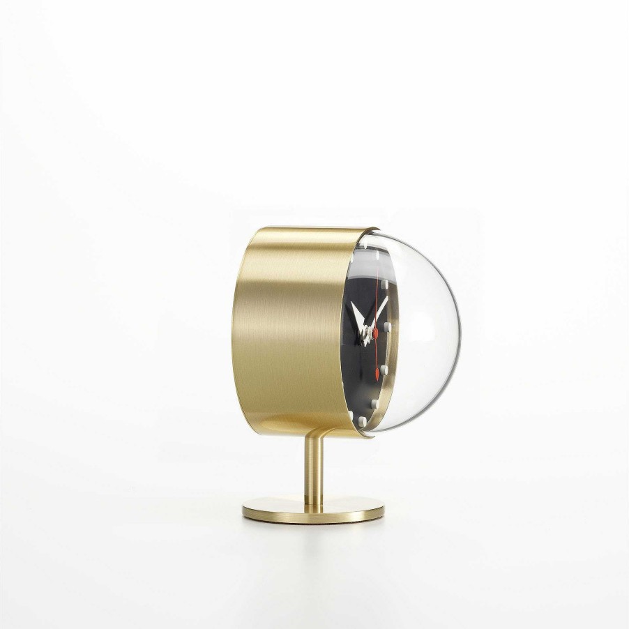 Vitra Clocks | Night Clock | Table Clock | Brass - Ex Display