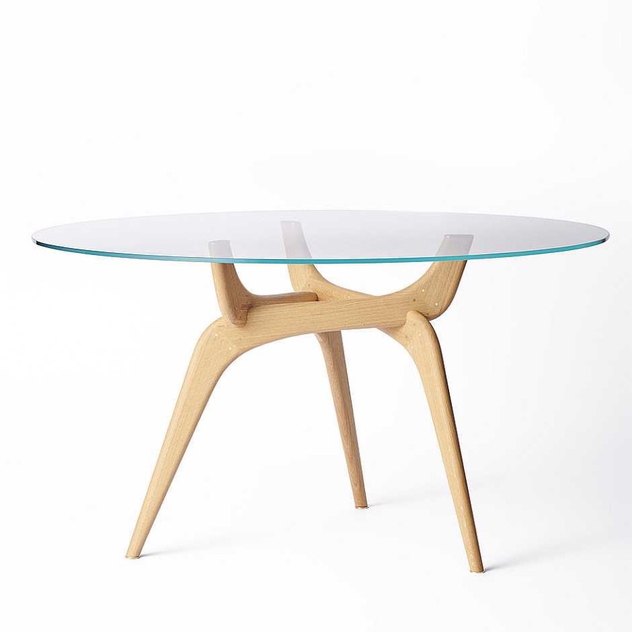 Brdr. Krüger Dining Tables | Triiio Dining Table | Oiled Oak And Clear Glass