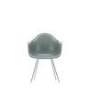 Vitra Chairs | Eames Fiberglass Armchairs Dax | Eames Sea Foam Green - Polished Chrome