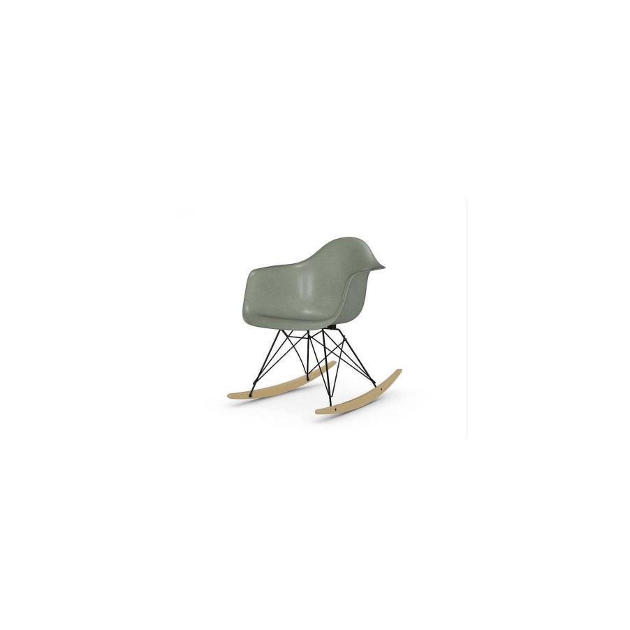 Vitra Chairs | Eames Fiberglass Armchair Rar | Rocking Chair | Sea Foam Green