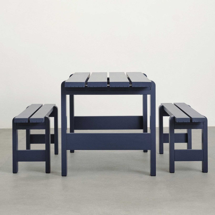 HAY Outdoor Chairs | Weekday Bench | Bench | Steel Blue