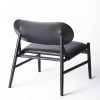 Brdr. Krüger Single Armchairs | Ferdinand Lounge Chair | Oak/Black Leather