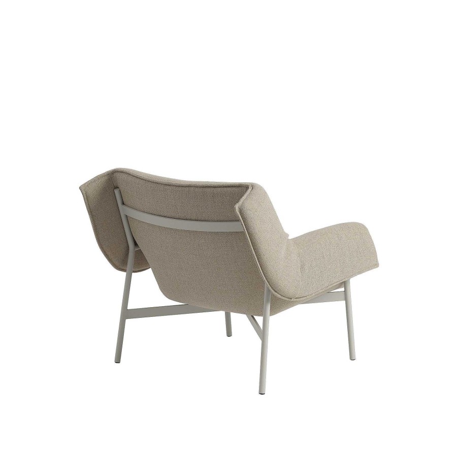 Muuto Chairs | Wrap Lounge Chair | Lounge Chair | Beige-Grey