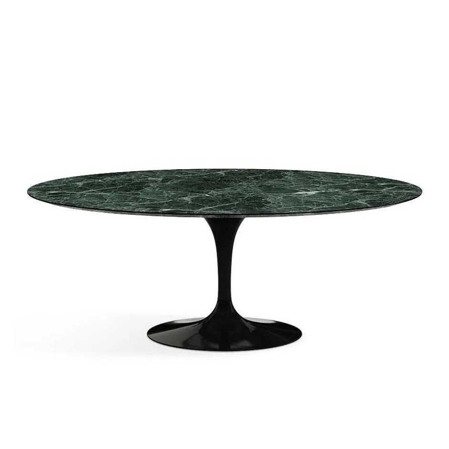 Knoll Dining Tables | Saarinen Tulip Table | Dining Table Oval | Verde Alpi Marble Satin Finish