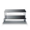 DePadova Decoration | Moby 2 | Cart - Glossy Black Laminate