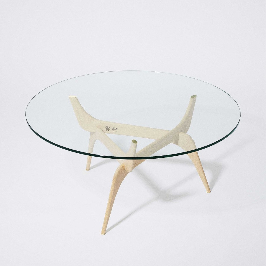 Brdr. Krüger Dining Tables | Triiio Coffee Table | Natural Oak And Clear Glass