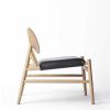 Brdr. Krüger Single Armchairs | Ferdinand Lounge Chair | Oak/Black Leather