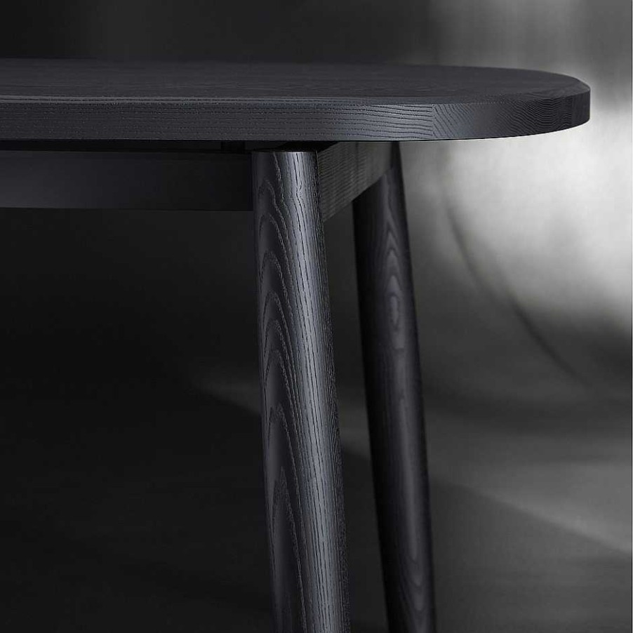 Porro Dining Tables | Galileo | Table - Black Painted Solid Ash