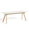 HAY Extending Tables | Cph 30 Table Extendable | Solid Oak/Off White Linoleum | L 160/310