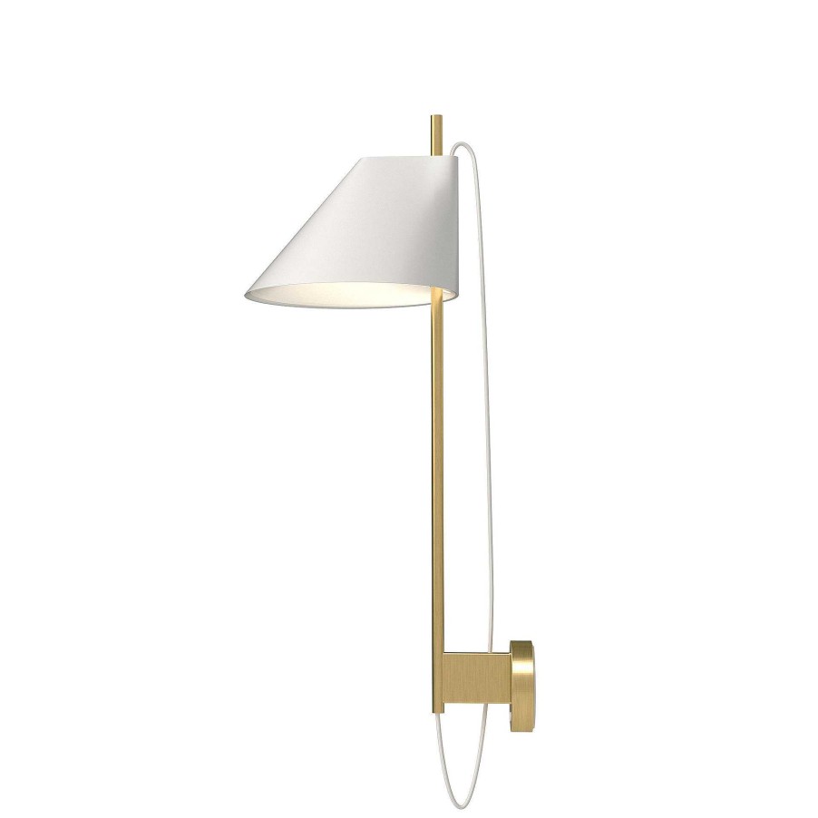 Louis Poulsen Pendant Lights | Yuh Wall | Wall Lamp | White-Brass