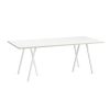 HAY Dining Tables | Loop Stand Table L | White Laminate / Plywood Edge