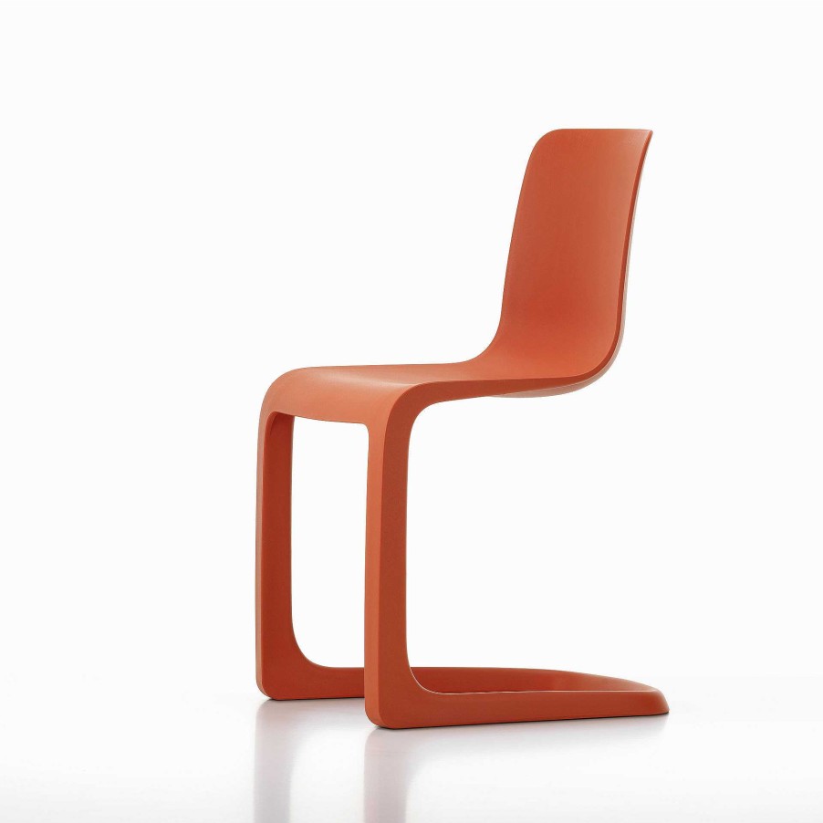 Vitra Chairs | Evo- C | Chair | Poppy Red