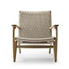 Carl Hansen & Søn Single Armchairs | Ch25 | Armchair | Oiled Oak - Natural Paper Cord