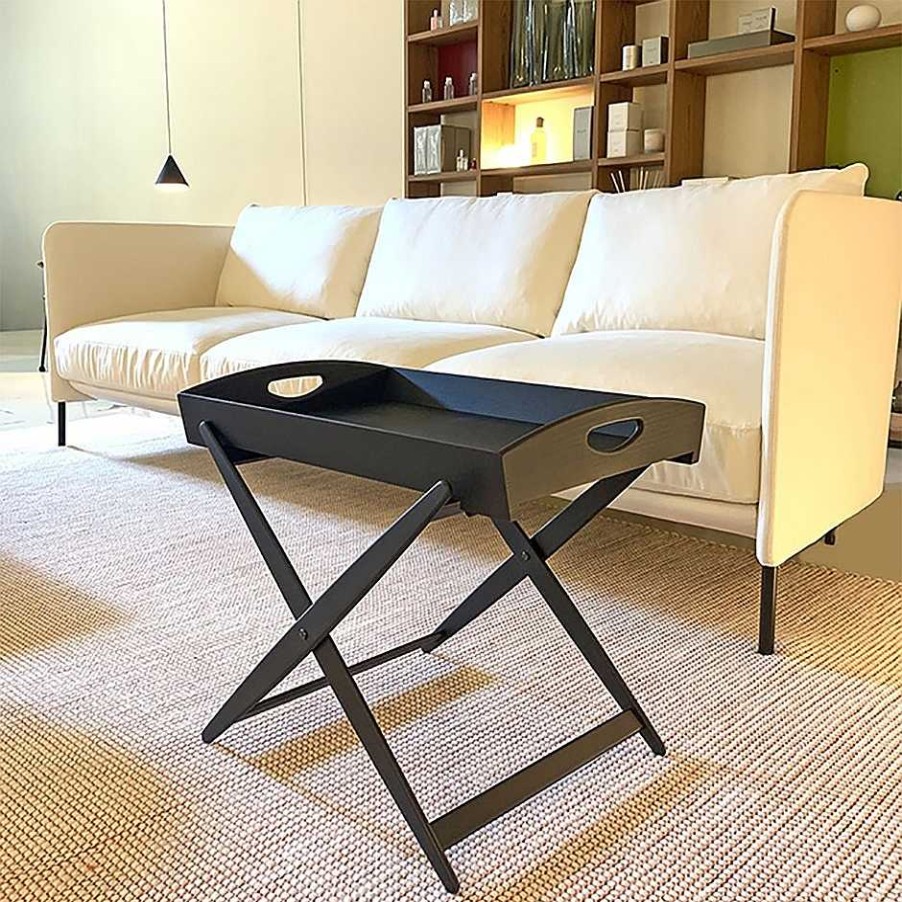 DePadova Coffee Tables | Mate | Coffee Table - Charcoal Stained Ash