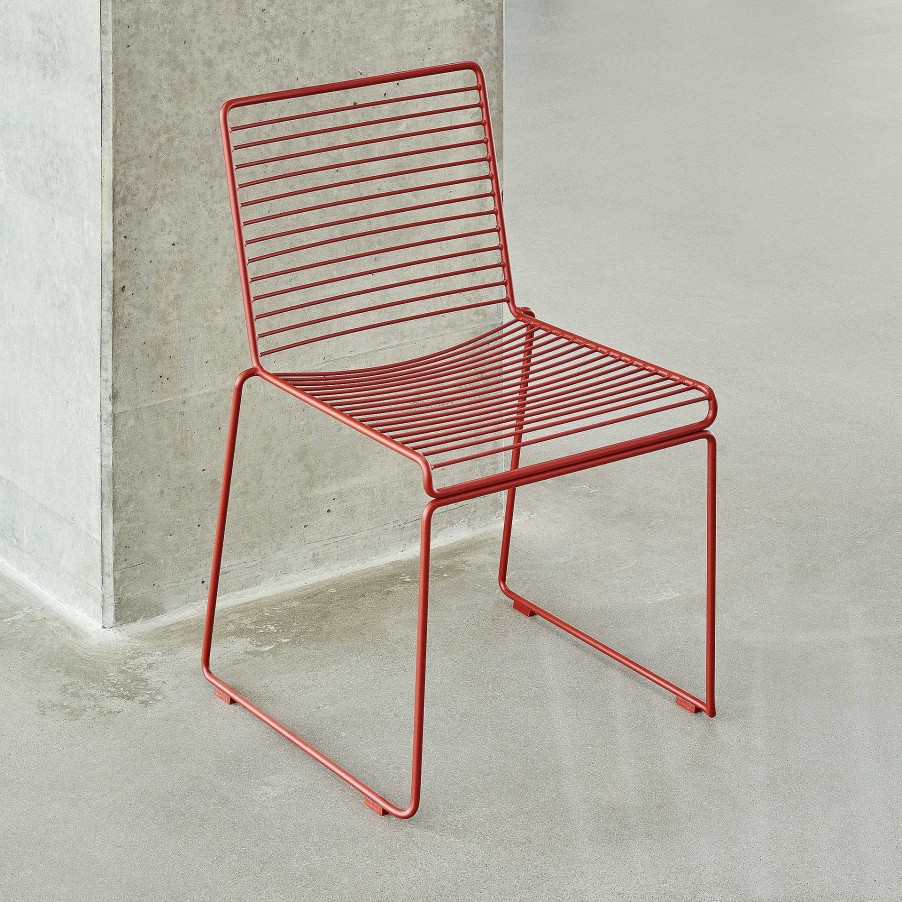 HAY Outdoor Chairs | Hee Dining Chair | Rust