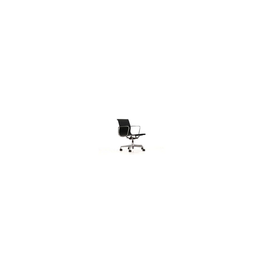 Vitra Office Chairs | Aluminium Chair Ea 117 | Petrol / Moor Brown