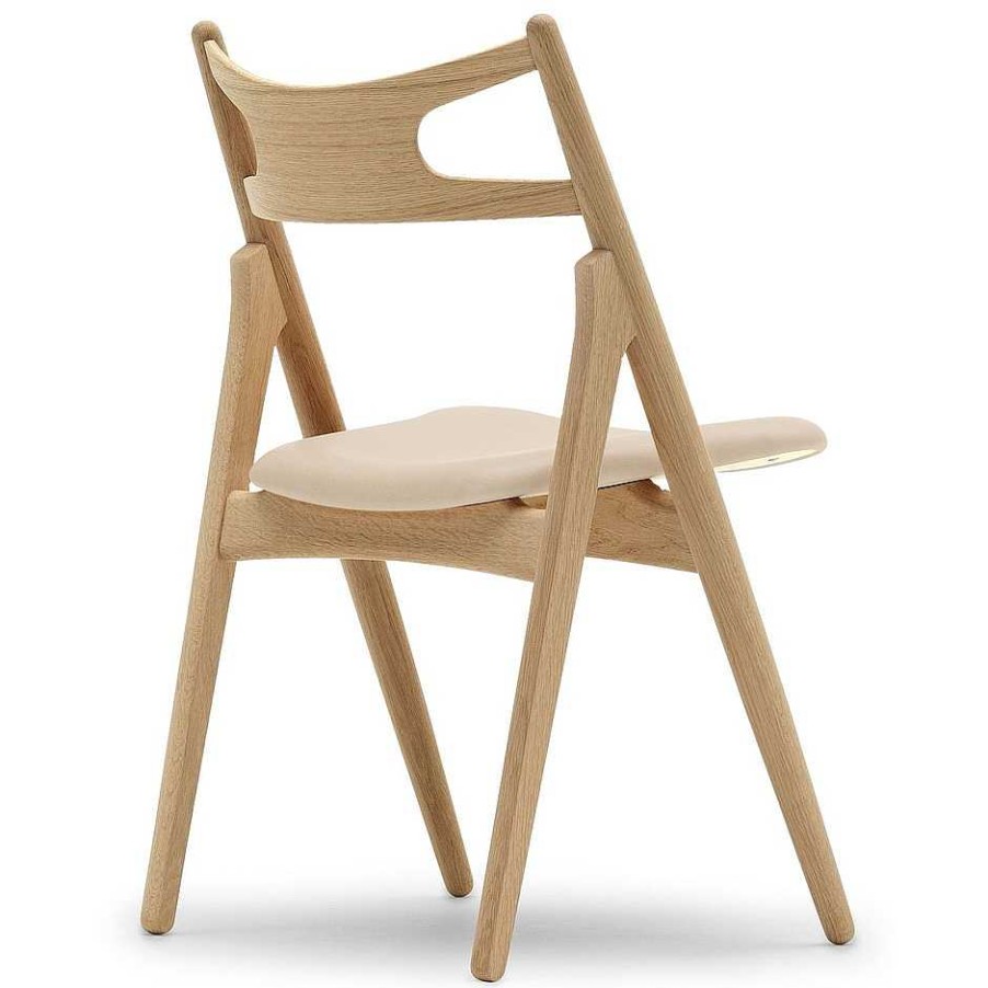 Carl Hansen & Søn Chairs | Ch29P | Chair | Oiled Oak - Ecru Leather