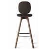 Brdr. Krüger Stools | Pauline Comfort Bar Stool H75 | Fumed Oak-Brown Leather