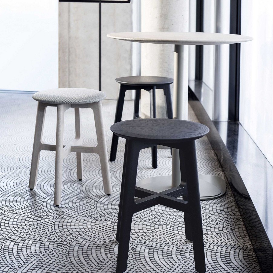 Zeitraum Stools | 1.3 Stool | Oak Stained Graphite Black