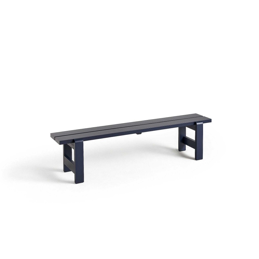 HAY Outdoor Chairs | Weekday Bench | Bench | Steel Blue