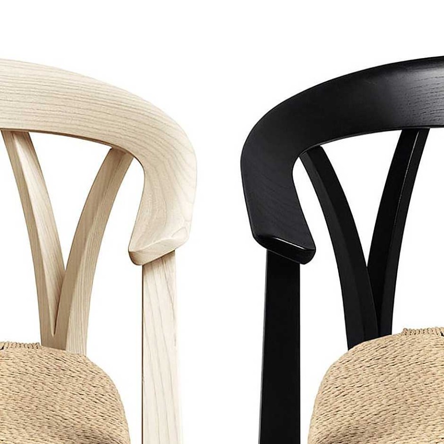 DePadova Chairs | Donzelletta | Chair - Natural Ash - Seat In Natural Papercord