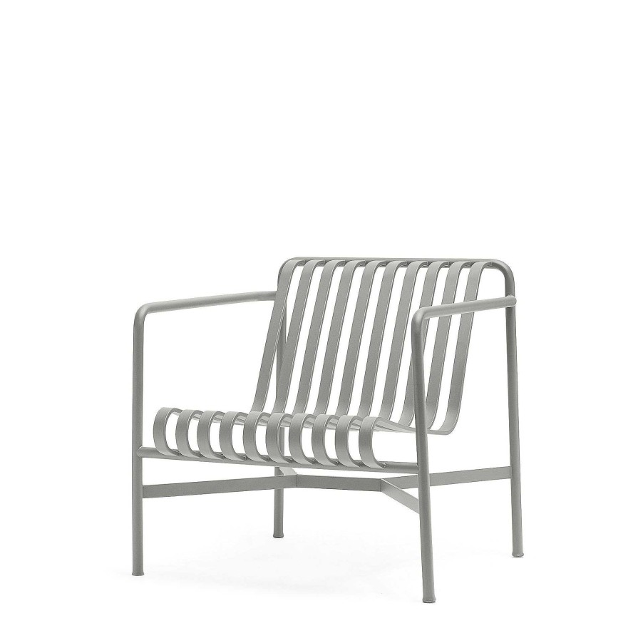 HAY Single Armchairs | Palissade Lounge Chair Low | Sky Grey