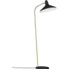 GUBI Pendant Lights | G-10 Floor Lamp | Black Rough - Brass