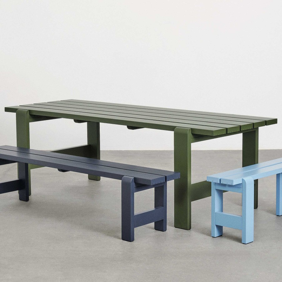 HAY Outdoor Tables | Weekday Table | Outdoor Table | Olive Green