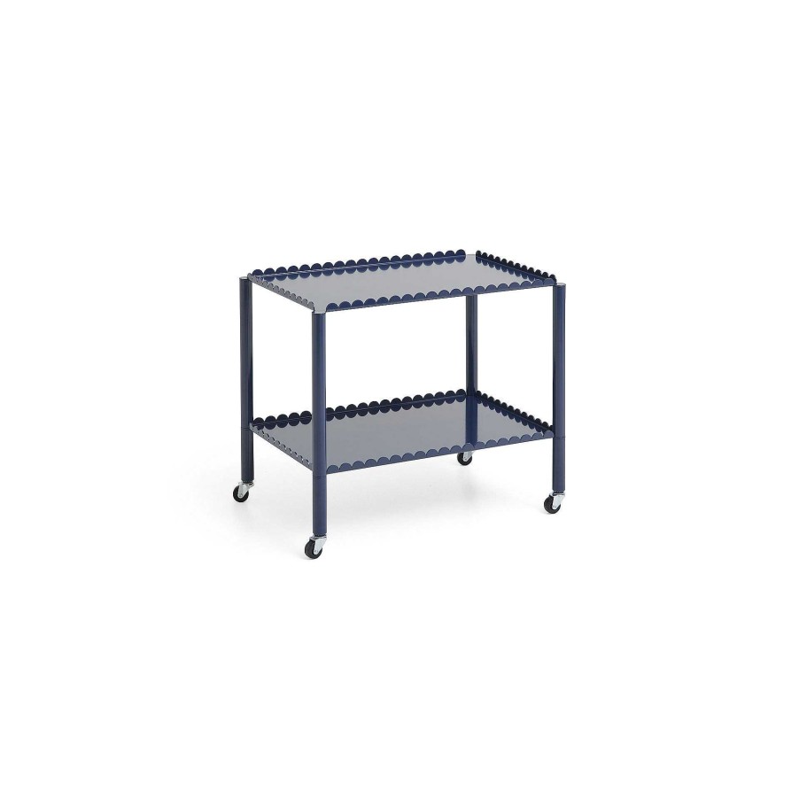 HAY Coffee Tables | Arcs Trolley | Trolley | Steel Blue