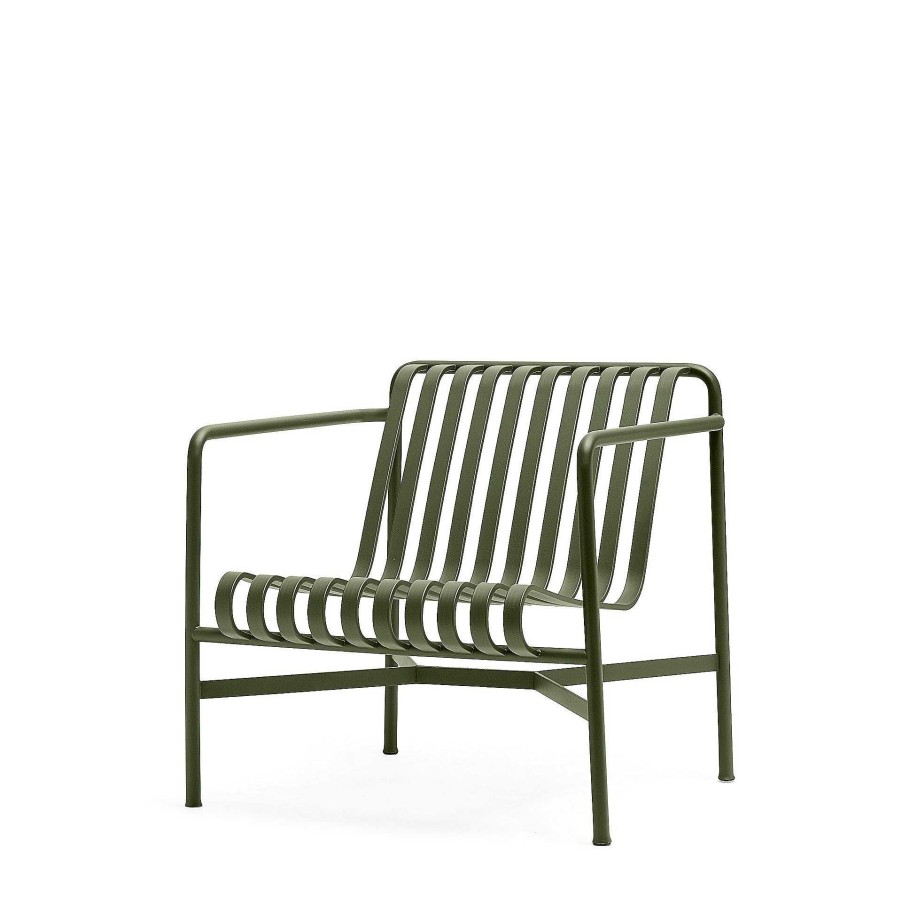 HAY Sofas And Armchairs | Palissade Lounge Chair Low | Olive