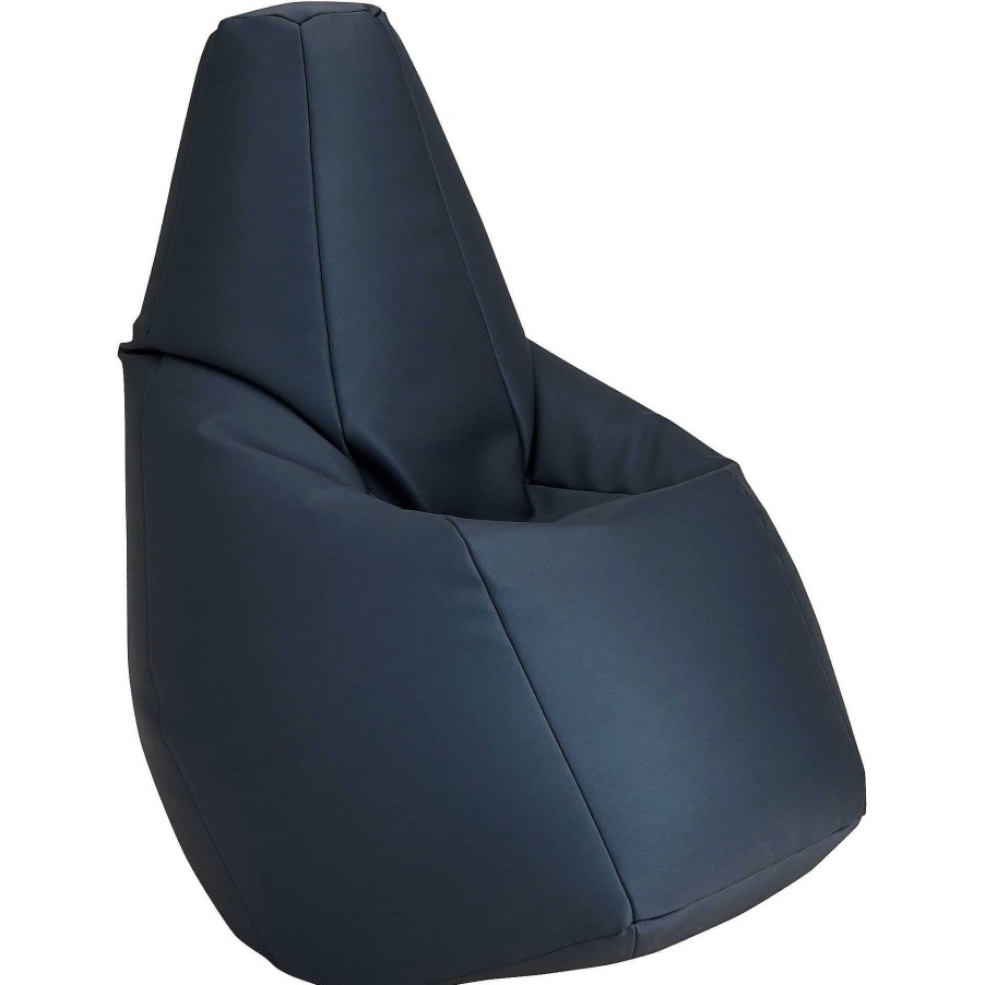 Zanotta Single Armchairs | Sacco Medium | Vip - Dark Blue