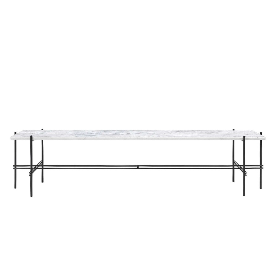 GUBI Dining Tables | Ts Console | Console | White Carrara Marble