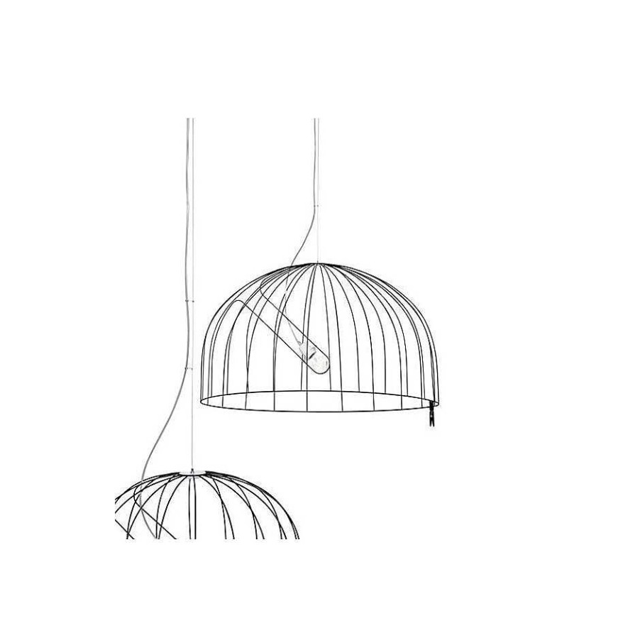 DePadova Pendant Lights | Mogura O52 | Suspension Lamp - Black