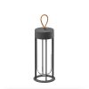 Flos Outdoor Table Lights | In Vitro Unplugged | Outdoor Table Lamp | Anthracite