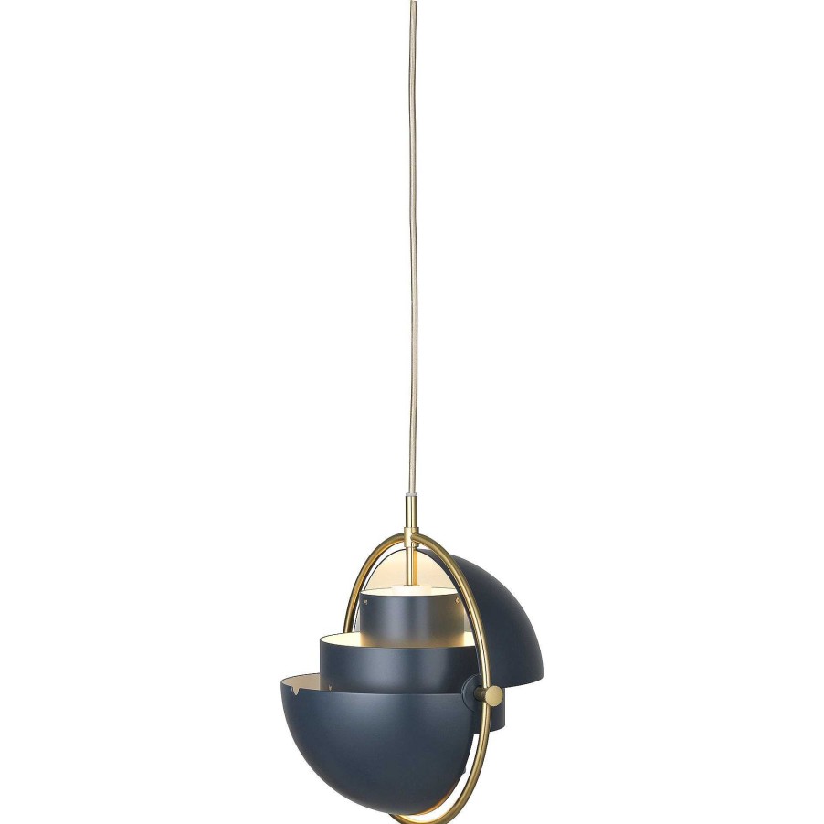 GUBI Pendant Lights | Multi-Lite Pendant | Midnight Blue/Small