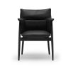 Carl Hansen & Søn Single Armchairs | E005 Embrace Armchair | Oak - Pelle Nera