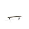 HAY Benches | Pyramid Bench 12 | Bench 190 - Black Structure - Smoked Oak