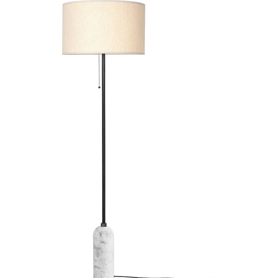 GUBI Pendant Lights | Gravity Floor Lamp | Canvas - White Marble