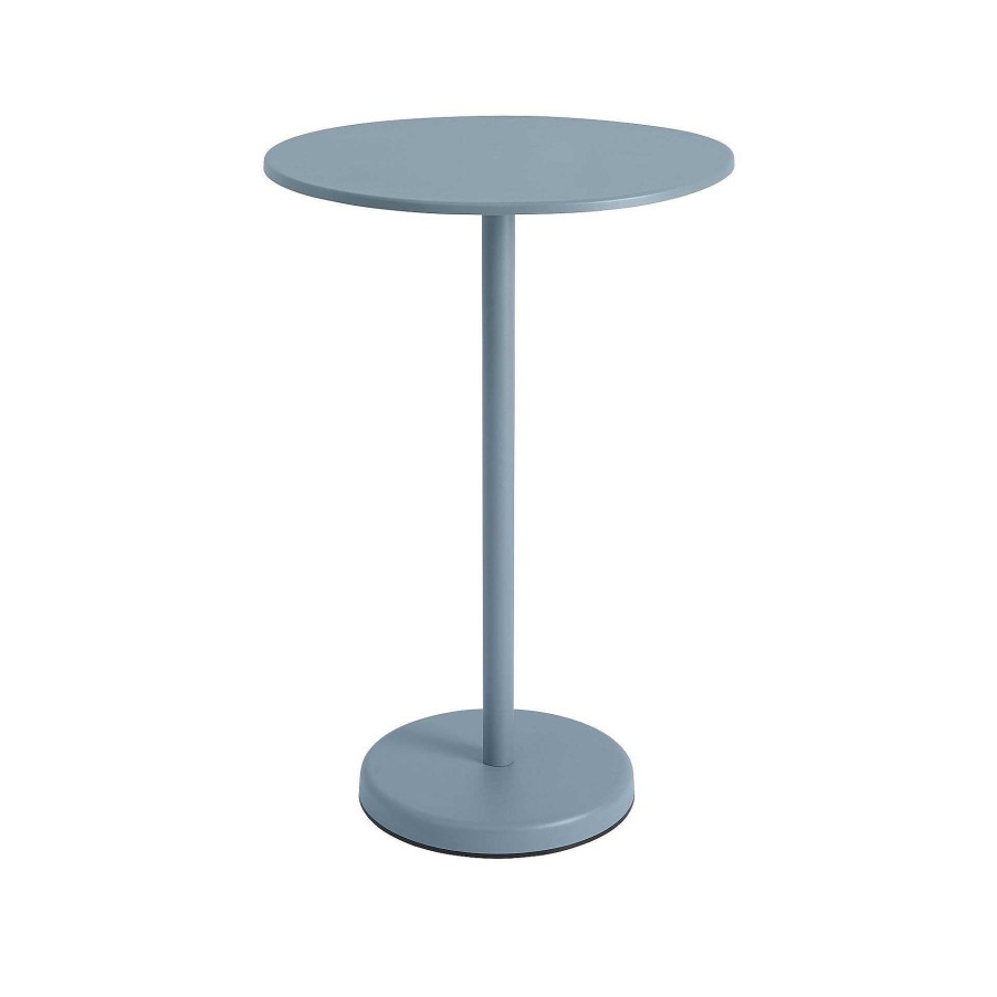 Muuto Coffee Tables | Linear Steel Cafe Table | Coffee Table | Pale Blue