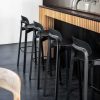 Zeitraum Stools | Nonoto Bar | Oak Stained Graphite Black