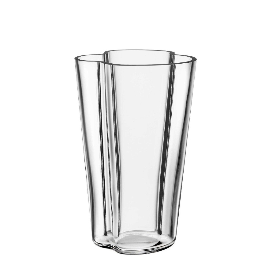 Iittala Vases | Aalto Vase | Clear - 220Mm