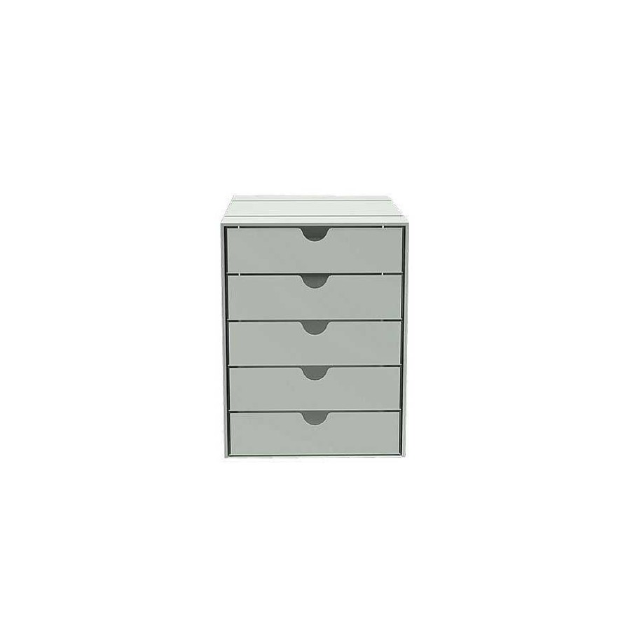 USM Stationery And Accessories | Inos | Container With Drawers C4 | Grey