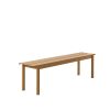 Muuto Outdoor Chairs | Linear Steel Bench | Outdoor Bench | Burnt Orange